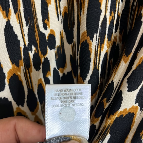 Roz & Ali Leopard Print Women’s Blouse Size 3X - Picture 7 of 9